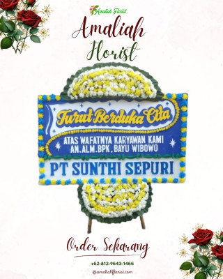 Papan Bunga Duka di Narimbang
